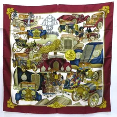     中古 エルメス 小物 カレ90 大判スカーフ ABランク automobile オートモービル レディース 【送料無料】【名谷店】