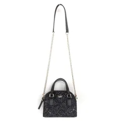 【中古品】Kate Spade ケイトスペード 2way ハンドバッグ ショルダーバッグ グリッター ラメ ミニバッグ 鞄 【188-260304-rs-01-fur】