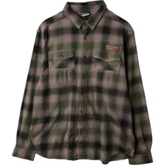 古着 コロンビア Columbia 長袖 コットンチェックシャツ メンズL相当/eaa619799