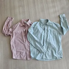 ムシンサスタンダード リラックスド ウォッシュド ポプリン シャツ L 2点 まとめ売り