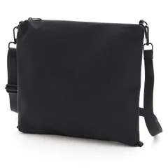 【新品】 [QUARE] サコッシュ ショルダーバッグ バッグ ナイロン メンズ レディース 防水 a4 カバン ポーチ 斜めがけバッグ 肩掛けバッグ 財布機能付き 軽量 (ブラック) 1