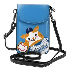 【新品】 [JMI] 横浜denaベイスターズ スマホポーチ本革 ショルダーバッグ 薄い レディース メンズミニポーチ 人気 財布 斜め掛け バッグ 高い19cm*幅12.5cm*厚4cm 0