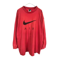 00年代 NIKE ナイキ 長袖Ｔシャツ スポーツ レッド(メンズ XL)中古 古着 X4137