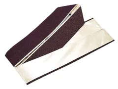 着物美人 送料込み 重ね襟 くすみ 正絹 伊達襟 重ね衿 掛け襟 襟 振袖重ね襟 成人式重ね襟 重ね襟紫 重ね襟ラメ 成人式 結婚式 入学 卒業式 振袖 訪問着 附下 色無地 着物 4way 【 紫 金 ラメ 両面 】m339020E13