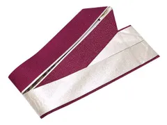 着物美人 送料込み 重ね襟 くすみ 正絹 伊達襟 重ね衿 掛け襟 襟 振袖重ね襟 成人式重ね襟 重ね襟赤 重ね襟ラメ 成人式 結婚式 入学 卒業式 振袖 訪問着 附下 色無地 着物 4way 【 臙脂 金 ラメ 両面 】m339021E13