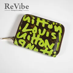 LOUIS VUITTON ルイヴィトン モノグラム グラフィティ ジッピー コインパース M93709 ヴィンテージ コインケース 小銭入れ リペアあり