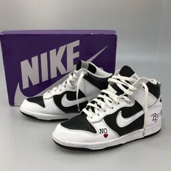 【中古品】Supreme シュプリーム SUPREME×NIKE DN3741-002 SB DUNK HIGH OG BY ANY MEANS WHITE BLACK 【160-260304-SY-03-iwa】