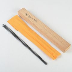 茶道具 御釜師 十二代 加藤忠三郎作 鉄製 美津火箸 共箱 C S749 - メルカリ