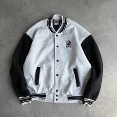 90s〜00s/FRUIT OF THE LOOM/フルーツオブザルーム/スウェットスタジャン/AT&T/Dr Pepper/ドクターペッパー/企業ロゴ/刺繍/スポンサー/アメフト/スポーツ/バイカラー/ツートーン/jmaple