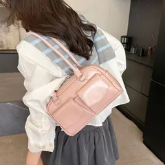 ショルダーバッグ トートバッグ  手提バッグ 大容量 カジュアル 通学 通勤 旅行 シンプル カジュアル 収納 小物整理に便利