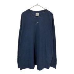 90s NIKE faded big swoosh long T ナス紺 90s NIKE faded big swoosh long T ナス紺 - メルカリ