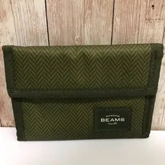 BEAMS　ビームス　財布　カーキのサムネイル