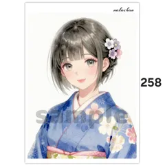 オリジナル人物ステッカー【258】