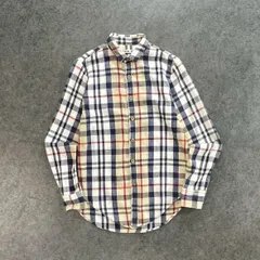 45R 45RPM.& Flannel Shirt Plaid フォーティーファイブアールピーエムアンド 長袖シャツ ネルシャツ チェック柄 ベージュ系 レディース