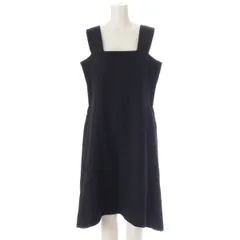 コムデギャルソン コムデギャルソン AD2022 22AW ウール 二次元ジャンパースカート ノースリーブ ワンピース RJ-A004 ブラック XS【中古】