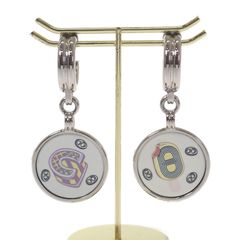 エルメス HERMES ファニー・アイスクリーム  H454411FPJ2 ピアス メタル エナメル ジャスミン レディース かわいい【中古】【Aランク】