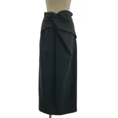 Chika Kisada / チカキサダ | ウール アシンメトリースカート | 2 | ブラック | レディース