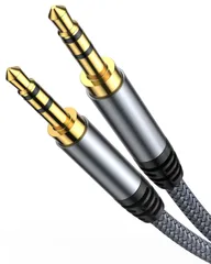 【特価商品】Highwings オーディオケーブル aux ケーブル 3.5mm オーディオケーブル 1.2m ヘッドホンケーブル オス-オス ステレオミニプラグ ハイレゾ音質 ナイロン編み 高耐久性 金メッキ イヤホンジャック 音声ケーブル スピーカー/ヘッ