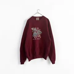 RED OAK / 裏起毛プリントトレーナー　アメカジ古着　カジュアル　長袖　XL（18-20） （O）