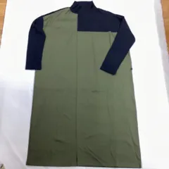 【新品未使用品】Kawai Okada  ワンピース カーキ&ブラック系 LLサイズ 定価税抜11817円