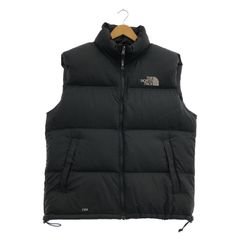 希少 センターロゴ NORTH FACE ヌプシダウンベスト ND01587 黒 - メルカリ