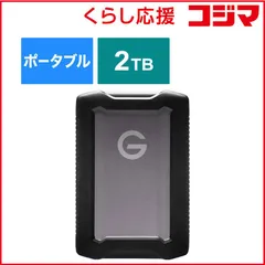 【 新品 未開封 】 SANDISKPROFESSIONAL　バンパー付USB 3.2 Gen 1対応ポータブルハードディスク G-DRIVE ArmorATD ［ポータブル型］ スペースグレー　SDPH81G-002T-GBA1D 未使用 送料無料