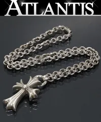 CHROME HEARTS 新宿店 クロムハーツ スモールCHクロス Oリング ペーパーチェーン ネックレス メンズ 20インチ シルバー SV925 30606のサムネイル