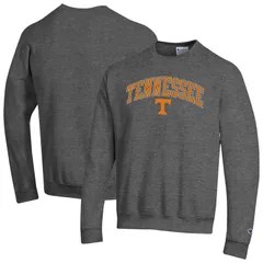 チャンピオン メンズ トップス Tシャツ スウェット ロゴ MensChampion Heather Charcoal Tennessee Volunteers Arch Over Logo Pullover Sweatshirten Charco チャコール