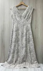 Her lip to ハーリップトゥ 1201305017 lace trimmed floral dress ノースリーブワンピース サイズS ピンク