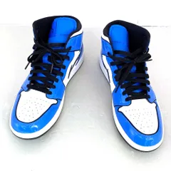 03w24493 Nike Air Jordan 1 Mid SE Signal Blue ナイキ エアジョーダン1 ミッド SE シグナルブルー  28.5cm メンズ  スニーカー  DD6834-402