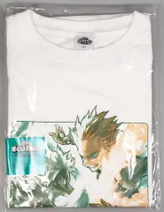僕のヒーローアカデミア原画展 轟焦凍 VS 荼毘 Tシャツ (ホワイト) Lサイズ