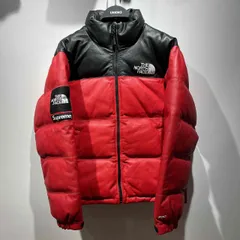 SUPREME x THE NORTH FACE 17aw LEATHER NUPTSE JACKET Size-S シュプリーム ノースフェイス レザー ヌプシ ダウン 心斎橋店