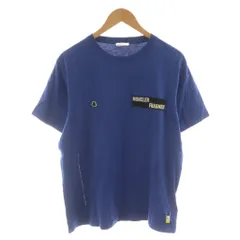 モンクレール MONCLER × フラグメントデザイン FRAGMENT DESIGN MAGLIA Tシャツ カットソー 半袖 ロゴ S 青 ブルー E109U8003950 /AN68