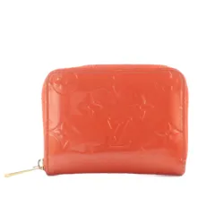 ルイヴィトン LOUIS VUITTON ヴェルニ ジッピーコインパース 小銭入れ コインケース オレンジ M90202 /AN44 ■OH