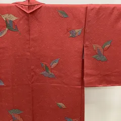 新品未使用　袷羽織　小紋羽織　地紋　正絹　R519