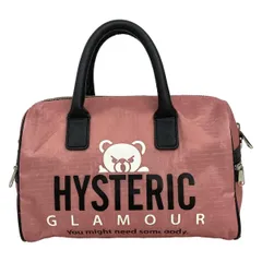 HYSTERIC GLAMOUR(ヒステリックグラマー) ハンドバッグ - ピンク×黒×白 ミニボストン