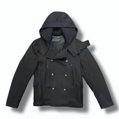 国内正規 DOLCE&GABBANA HOODED MELTON P-COAT フーデッドメルトンPコート  ドルチェアンドガッバーナ G0695T ネイビー 46 （9886M）のサムネイル