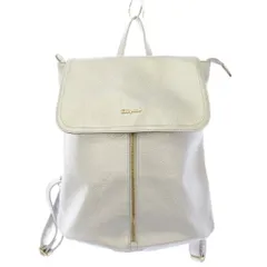 ラシット RUSSET Daily リュックサック デイパック レザー ワンカラー ロゴ タグ付き シルバーカラー /BB