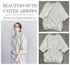 BEAUTY&YOUTH UNITED ARROWS アローズ 25SS ラグラン ショートスリーブ スウェット ユニセックス オーバーサイズ 丸みシルエット MD.GRAY L