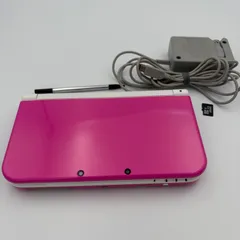 Newニンテンドー3DS LL ピンク×ホワイト IPS液晶 Nintendo Console 本体 箱付き 動作確認済 充電器 タッチペン microSD 任天堂 ゲーム機　New Nintendo 3DS LL Pink White IPS