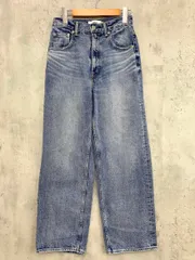 AZUL BY MOUSSY アズールバイマウジー 250HAS11-004K ハイウエストワイド デニムパンツ sizeM/青 ■■ レディース