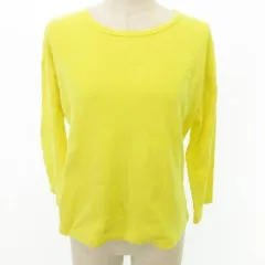 ラルフローレンスポーツ RALPH LAUREN SPORT 長袖 カットソー 無地 クルーネック 薄手 Lサイズ 黄色 イエロー ■TC