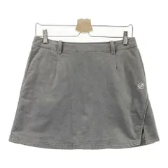 サイズ：42/L ROSASEN ロサーセン  コーデュロイスカート  グレー系 [240101640164] ゴルフウェア レディース ストスト