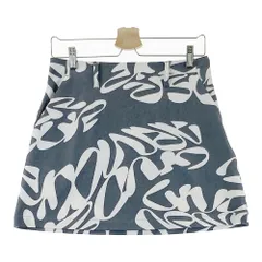 サイズ：L UNDER ARMOUR アンダーアーマー 2024年 ストレッチスカート 総柄 グレー系 [240101640196] ゴルフウェア レディース ストスト