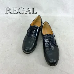 REGAL サドル シューズ NC5E F89E 革靴 25cm ブラック×ネイビー  レディース 靴 _201068