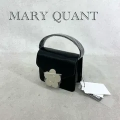 未使用 MARY QUANT アクセント メタル デイジーフラップ ポーチ 225-861699-010  ブラック タグ付き レディース 鞄 _201067
