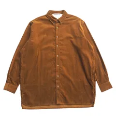 ■美品■ACNE STUDIOS アクネストゥディオズ 長袖シャツ サイズ48 コーデュロイ ボタンダウン オーバーサイズ ブランド古着【中古】20260304/RA8192 □美品□ACNE STUDIOS アクネストゥディオズ 長袖シャツ サイズ48
