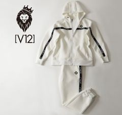V12】美品 セットアップ ワッペン カーキ Mサイズ メンズ メッシュ
