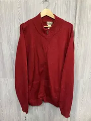 L. L.Bean / エルエルビーン コットンニット ドライバーズニット レッド サイズXL