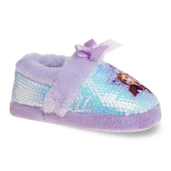 ディズニー レディース シューズ サンダル Disneys Frozen Anna Elsa Toddler Girls Slippers Purple パープル